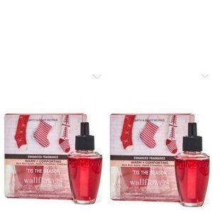 Bath & Body Works Wallflower refills X4 Bulbs ‘TIS THE SEASON 2 Boxes NEW
